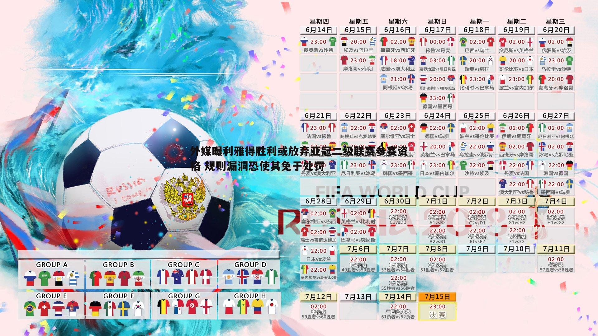 外媒曝利雅得胜利或放弃亚冠二级联赛参赛资格 规则漏洞恐使其免于处罚